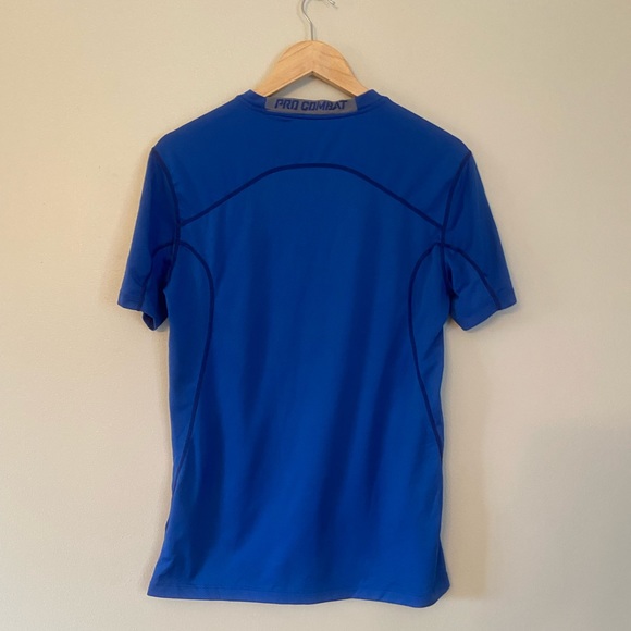 Men's Blue Nike Dri-Fit Athletic Tee - Picture 4 of 4